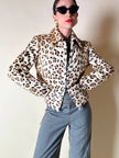 Giacca in cavallino leopardato “Iceberg”