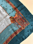 Foulard Gucci in seta jacquard fantasia sella