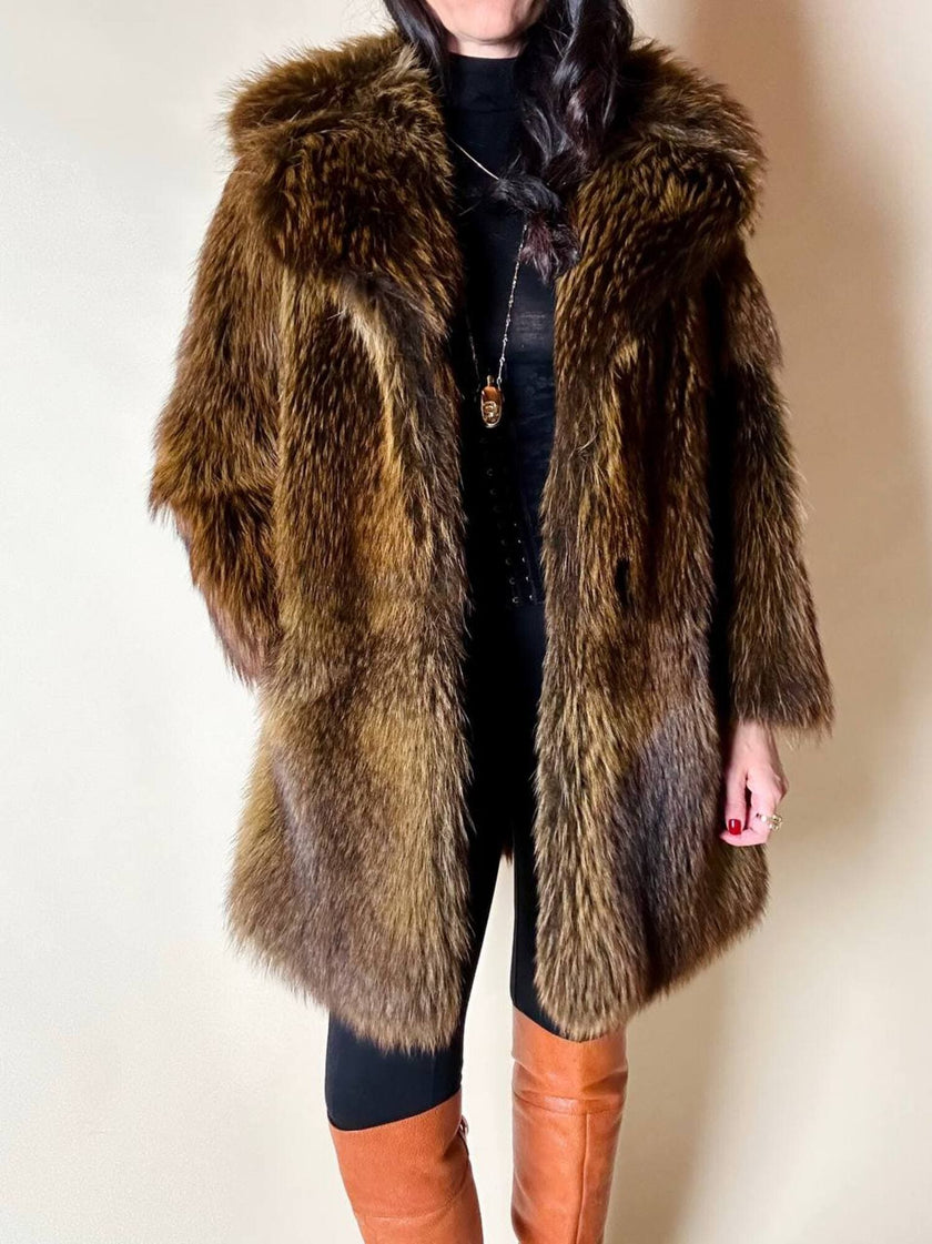 Vintage Murmasky fur in golden-brown, Viscardi Torino