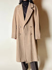 Vintage-Mantel von Marina Basic aus Kamelhaar-Woll-Kaschmir-Mix