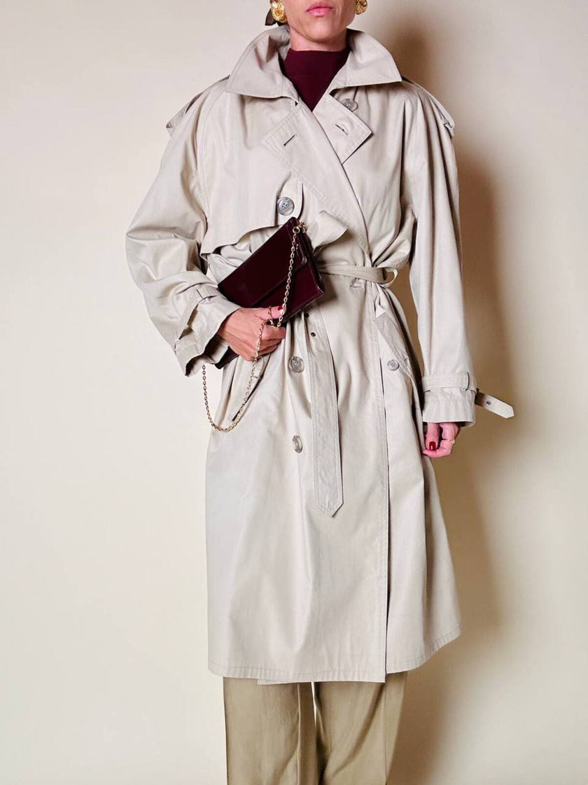 Trench color sabbia “Yves Saint Laurent”