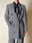 Blazer doppiopetto in lana principe di Galles “Yves Saint Laurent”