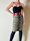 Longuette leopardata “Moschino Cheap and Chic”