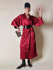 Vintage-Gürtel aus schwarzem Lucite mit Couture-Quaste und gedrehten Kordeln
