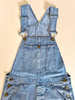 Salopette vintage Levi Strauss orange tab in denim chiaro slavato