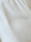 Abito tubino Yves Saint Laurent vintage bianco smanicato con spacco frontale