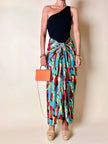 Gonna pareo fantasia astratta multicolor “Fendi”
