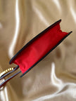 Mini bag a forma di cuore in pelle rossa “Moschino”