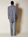 Blazer doppiopetto in lana principe di Galles “Yves Saint Laurent”