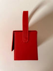 Mini bag in raso rosso “Versace Profumi”