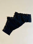 Bustier nero con dettaglio in pizzo 