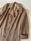 Trench oversize in gabardine color cammello
