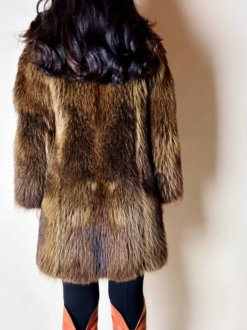 Vintage Murmasky fur in golden-brown, Viscardi Torino