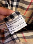 Vintage Burberry’s Trenchcoat aus beigem Gabardine mit passendem Gürtel und Check-Futter