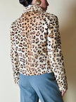 Giacca in cavallino leopardato “Iceberg”