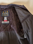 Giacca/bomber aviator in pelle testa di moro “Belfe & Belfe”