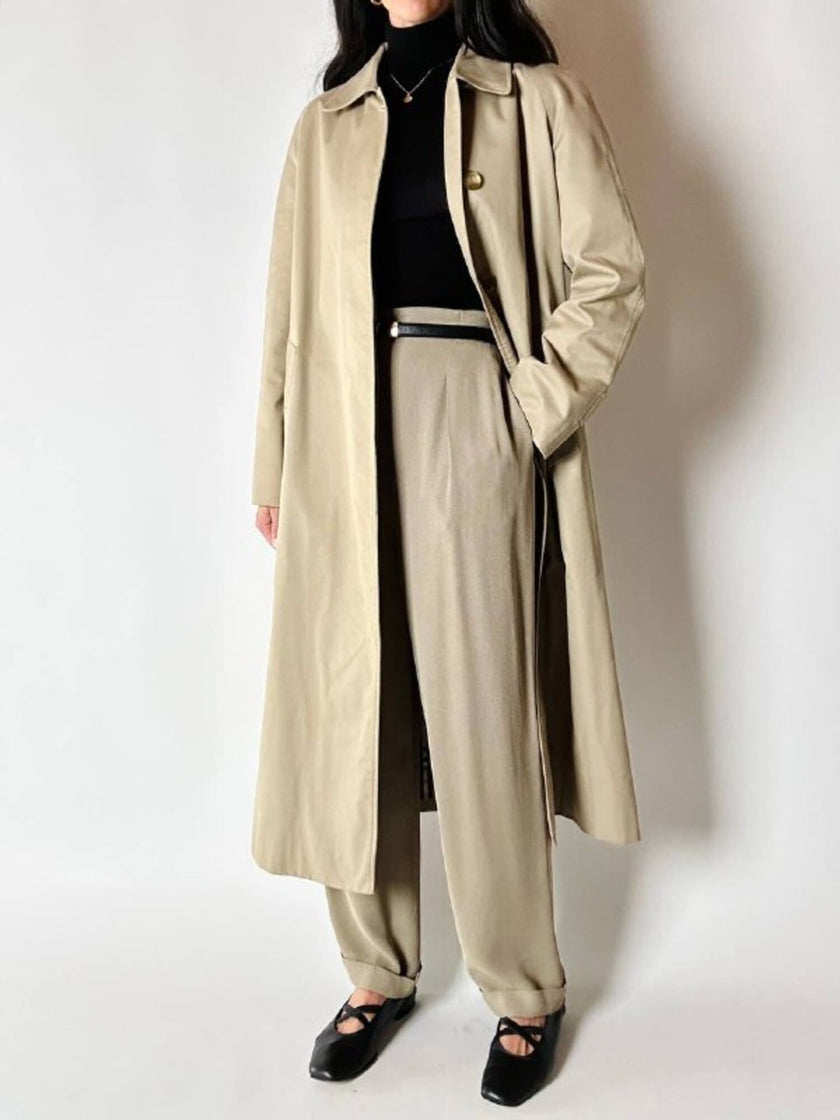 Trench vintage Burberry’s in gabardine beige
