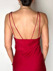Abito lungo rosso Weili Zheng