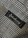 Jumpsuit vintage Sarabang de lana príncipe de Gales con cinturón a juego