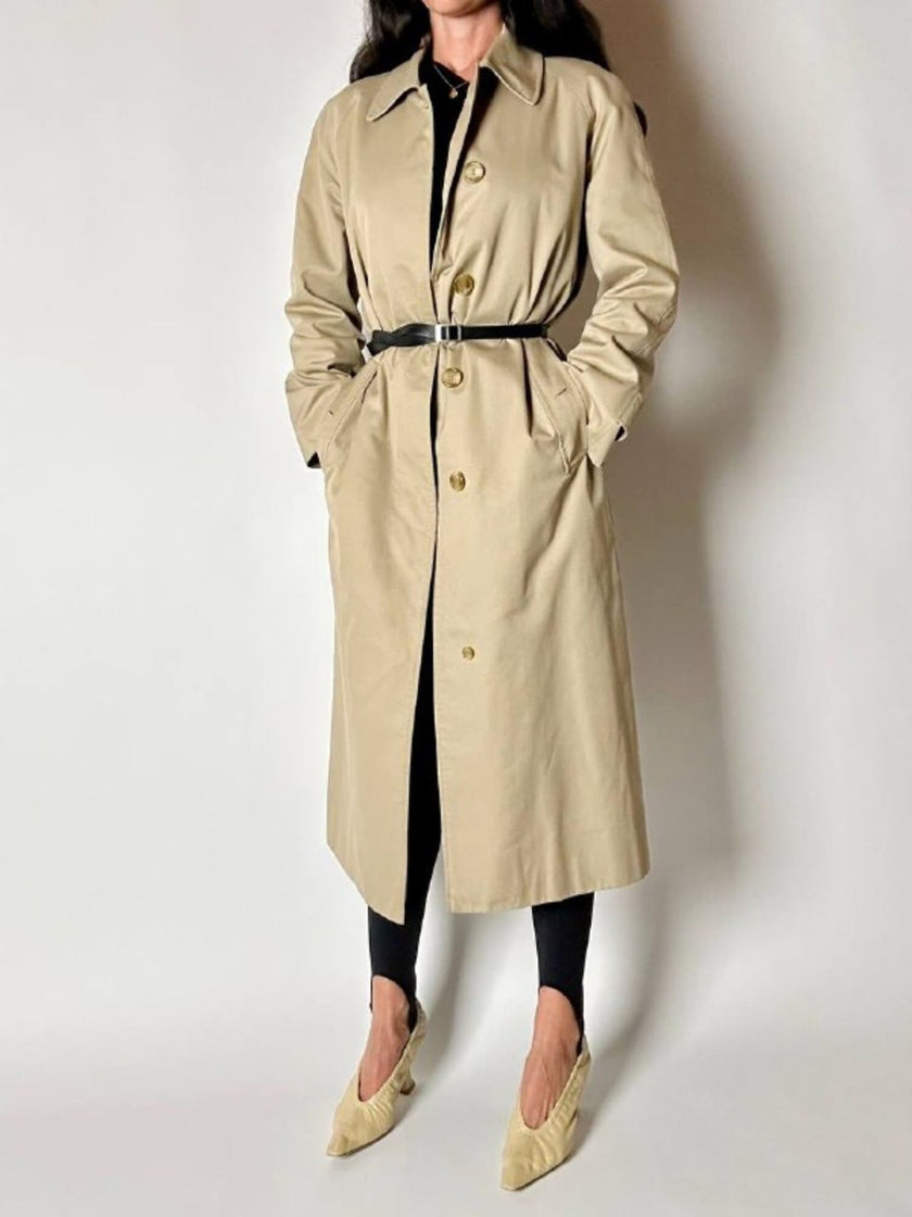 Trench vintage Burberry’s in gabardine beige