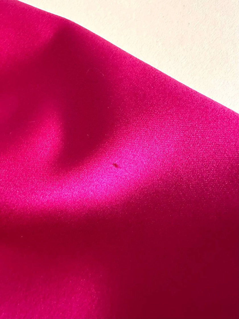 Abito lungo drappeggiato con fiocco e stola in coordinato “Victor Costa”