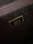 Borsa Gianni Versace vintage in pelle testa di moro con iconica Medusa