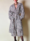 Trench oversize fantasia micro leopardo 