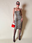 Tubino leopardato in seta stretch “D&G”