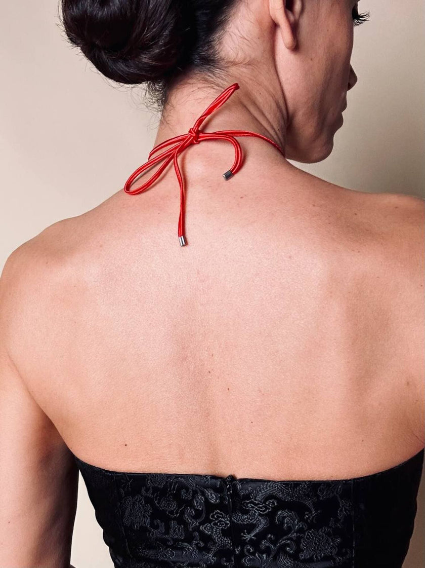Spilla/Ciondolo a forma di cuore di picche “Yves Saint Laurent”