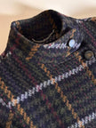 Cappotto lungo in pura lana vergine  fantasia tartan Fashion By Classic