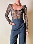 Pantalone a sigaretta con panciotto grigio antracite “D&G”