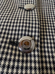 Blazer sciancrato in lana pied de poule “Rifat Ozbek”