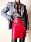 Camicia leopardata con bottoni dorati  “Nara Camicie”