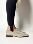 Mocassins Gucci vintage en daim avec motif monogramme GG