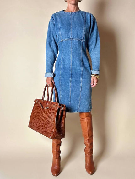Abito Oaks By Gianfranco Ferré in denim slavato