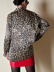 Camicia leopardata con bottoni dorati  “Nara Camicie”