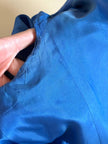 Blazer vintage Yves Saint Laurent in lana blu cobalto