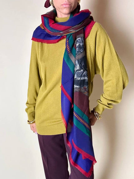 Lupetto oversize in cachemire verde acido Pure Cachemire