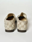 Mocassins Gucci vintage en daim avec motif monogramme GG