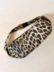 Marsupio in raso leopardato “Moschino”