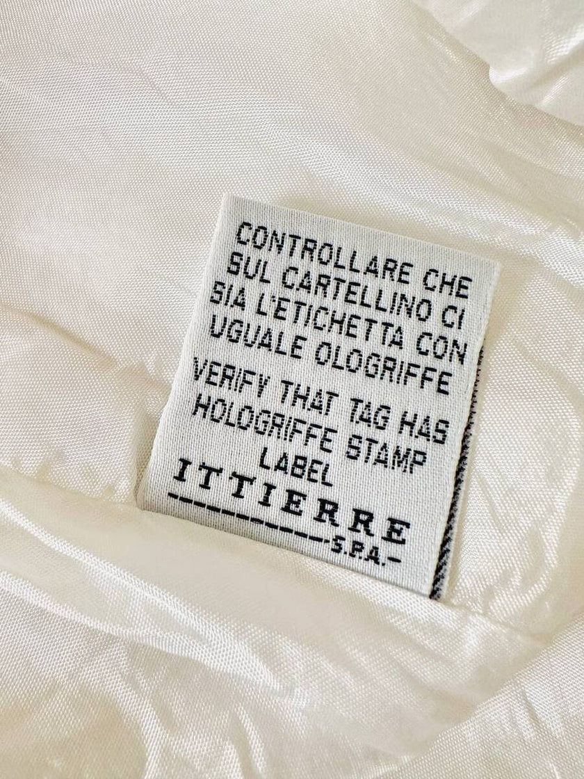 Mini dress in cotone Jacquard bianco “Versace Jeans Couture”
