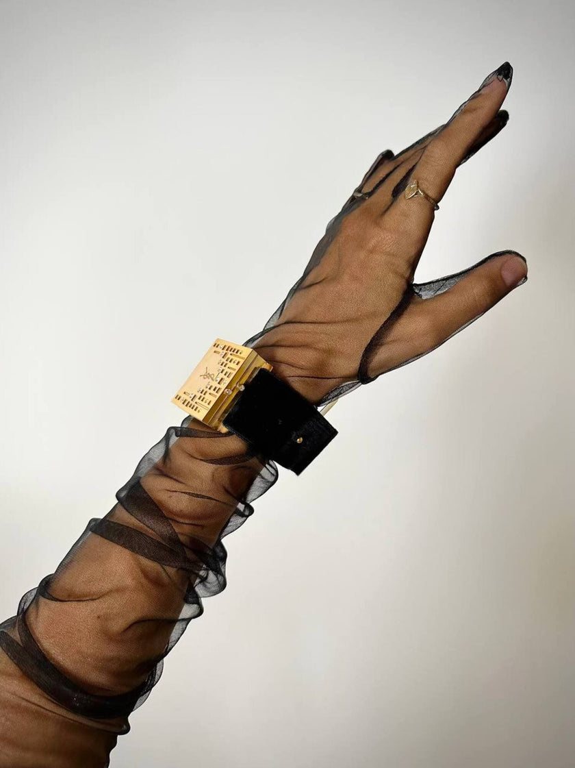 Yves Saint Laurent Vintage Fashion Bracelet Make-up Palette con Swarovski