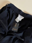 Pantalone nero con pince e piega “Yves Saint Laurent”