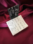 Cappotto Doppiopetto Vintage Arpa in Lana Borgogna – Lanificio G.B. Conte