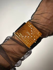 Yves Saint Laurent Vintage Fashion Bracelet Make-up Palette con Swarovski