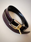Vintage-Gürtel von Yves Saint Laurent aus dunkelbraunem Leder
