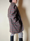 Les Copains houndstooth wool blazer