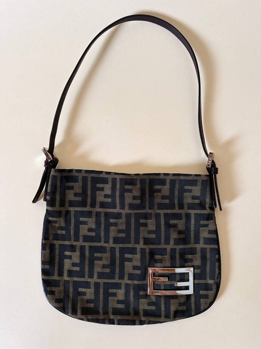 Borsa Fendi vintage in tela zucca