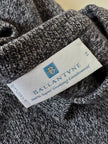 Maglione vintage Ballantyne modello oversize in lana grigio mélange