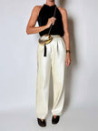 Vintage Schéilan Firenze jewel bag in twisted gold-tone metal with a couture tassel